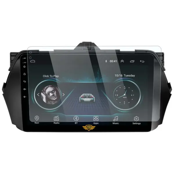 Ateen 9" inch Screen Guard /Screen Protector Display Monitor Glass for Suzuki Ciaz Double DIN Car Android Music System