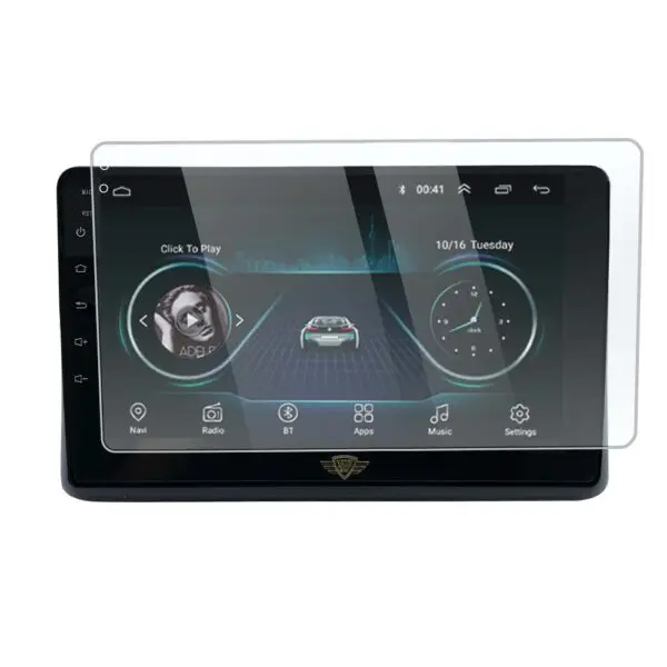 Ateen 9" inch Screen Guard /Screen Protector Display Monitor Glass for  Honda City  Double DIN Car Android Music System