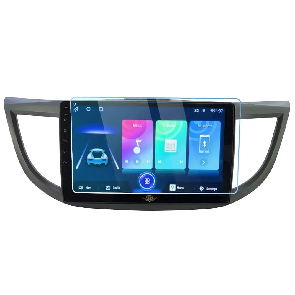Ateen 10" inch Nano Tempered Glass /Touch Screen Navigation Car Transparent Display /Screen Protector Display Monitor Glass for Honda  CR-V Double DIN Car Android Music System