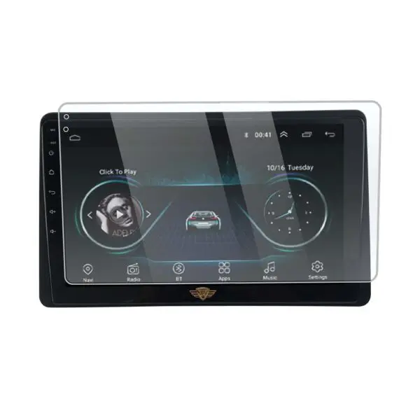 Ateen 9" inch  Screen Guard /Screen Protector Display Monitor Glass for Renault Duster Double DIN Car Android Music System