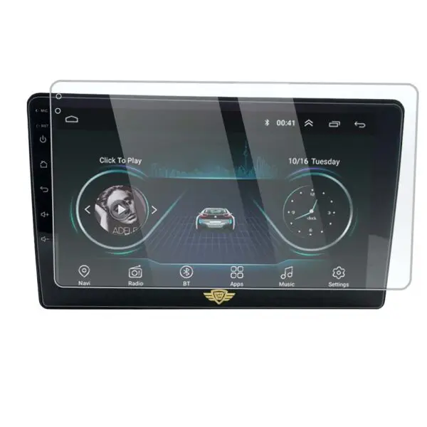 Ateen 9" inch Screen Guard /Screen Protector Display Monitor Glass for Toyota Etios Liva Double DIN Car Android Music System