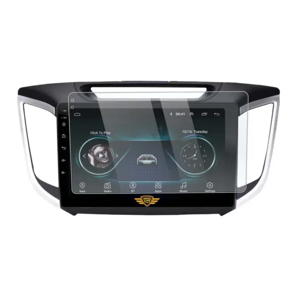 Ateen 10" inch  Screen Guard /Screen Protector Display Monitor Glass for Hyundai Creta Double DIN Car Android Music System