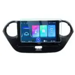 Ateen 9" inch Nano Tempered Glass /Touch Screen Navigation Car Transparent Display /Screen Protector Display Monitor Glass for Hyundai i10 Grand Double DIN Car Android Music System
