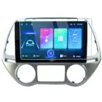 Ateen 9" inch Nano Tempered Glass /Touch Screen Navigation Car Transparent Display /Screen Protector Display Monitor Glass for Hyundai i20 Auto AC Double DIN Car Android Music System