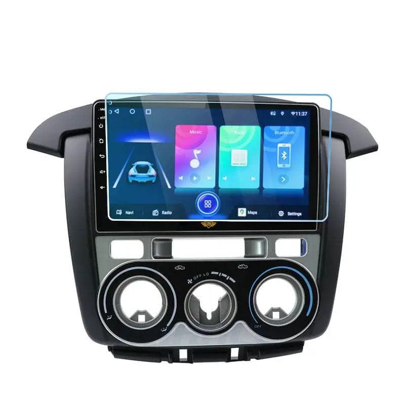 Ateen 9" inch Nano Tempered Glass /Touch Screen Navigation Car Transparent Display /Screen Protector Display Monitor Glass for Toyota Innova Double DIN Car Android Music System