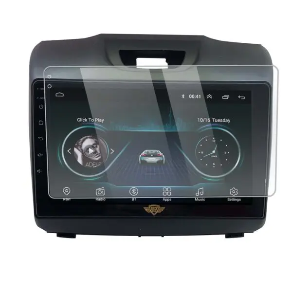 Ateen 9" inch  Screen Guard /Screen Protector Display Monitor Glass for Isuzu MU-X Double DIN Car Android Music System