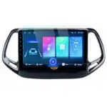 Ateen 9" inch Nano Tempered Glass /Touch Screen Navigation Car Transparent Display /Screen Protector Display Monitor Glass for Jeep Compass Double DIN Car Android Music System