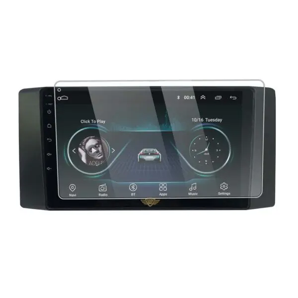 Ateen 9" inch  Screen Guard /Screen Protector Display Monitor Glass for Kia Sonet Double DIN Car Android Music System