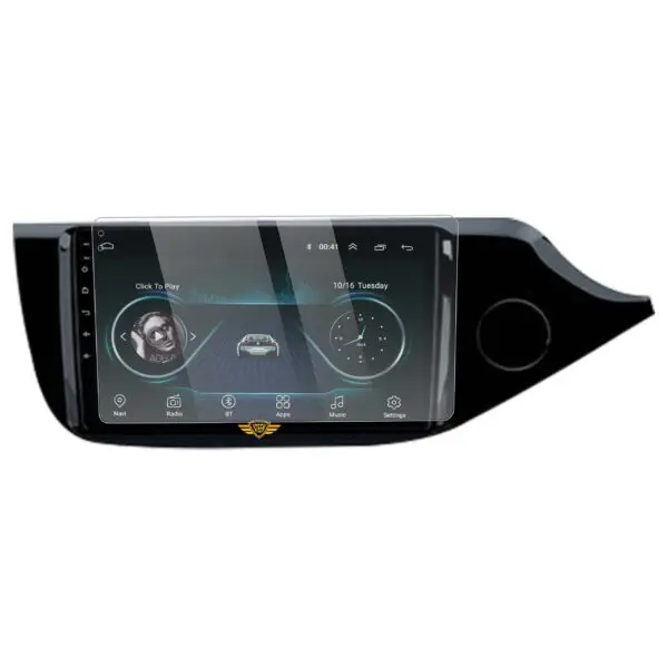 Ateen 9 inch Touch Screen Guard /Screen Protector Display Monitor Glass for Kia Ceed Double DIN Car Android Music System