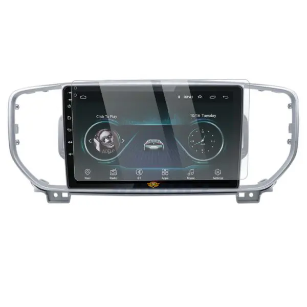 Ateen 9 inch Touch Screen Guard /Screen Protector Display Monitor Glass for Kia Sportage Double DIN Car Android Music System