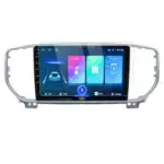 Ateen 9" inch Nano Tempered Glass /Touch Screen Navigation Car Transparent Display /Screen Protector Display Monitor Glass for Kia Sportage Double DIN Car Android Music System