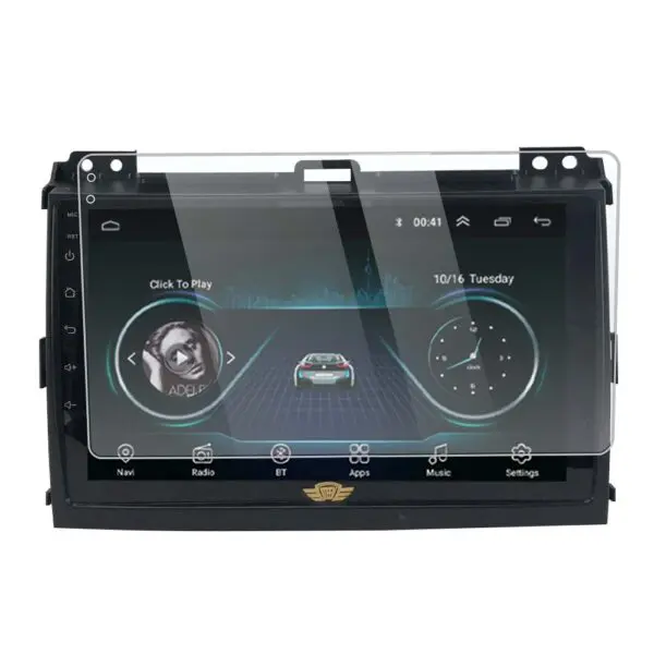 Ateen 9" inch  Screen Guard /Screen Protector Display Monitor Glass for Toyota Land Cruiser Prado Double DIN Car Android Music System