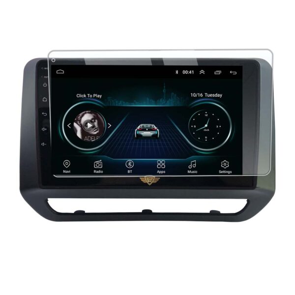 Ateen 9" inch  Screen Guard /Screen Protector Display Monitor Glass for Renault Triber Double DIN Car Android Music System