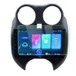 Ateen 9" inch Nano Tempered Glass /Touch Screen Navigation Car Transparent Display /Screen Protector Display Monitor Glass for Nissan Micra Double DIN Car Android Music System