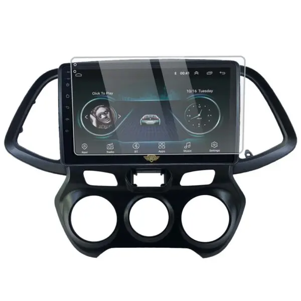 Ateen 9" inch  Screen Guard /Screen Protector Display Monitor Glass for Hyundai Santro Double DIN Car Android Music System