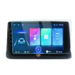 Ateen 9" inch Nano Tempered Glass /Touch Screen Navigation Car Transparent Display /Screen Protector Display Monitor Glass for Tata Nexon Double DIN Car Android Music System