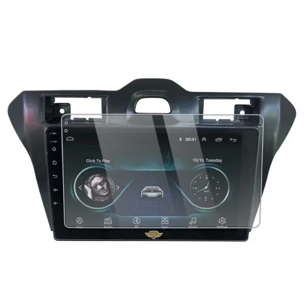 Ateen 9" inch  Screen Guard /Screen Protector Display Monitor Glass for Figo/Fiesta Old Double DIN Car Android Music System