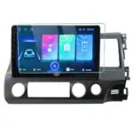 Ateen 10" inch Nano Tempered Glass /Touch Screen Navigation Car Transparent Display /Screen Protector Display Monitor Glass for Honda Old Civic  Double DIN Car Android Music System