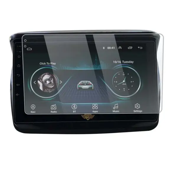 Ateen 9" inch  Screen Guard /Screen Protector Display Monitor Glass for Mitsubishi Pajero Sport Double DIN Car Android Music System