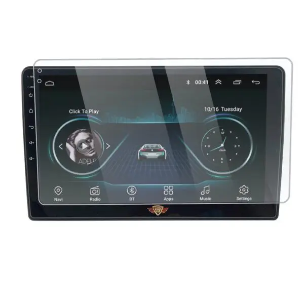 Ateen 9/10" inch  Screen Guard /Screen Protector Display Monitor Glass for Polo Universal Double DIN Car Android Music System