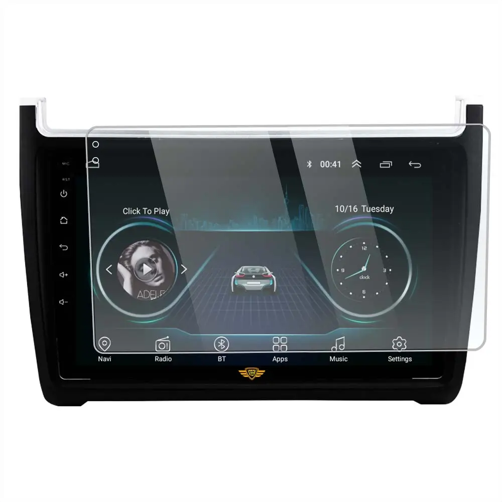 Ateen 9" inch  Screen Guard /Screen Protector Display Monitor Glass for Volkswagen Vento Double DIN Car Android Music System