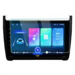 Ateen 9" inch Nano Tempered Glass /Touch Screen Navigation Car Transparent Display /Screen Protector Display Monitor Glass for Volkswagen Vento Double DIN Car Android Music System