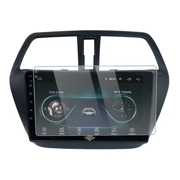Ateen 9" inch  Screen Guard /Screen Protector Display Monitor Glass for Suzuki S-Cross Double DIN Car Android Music System