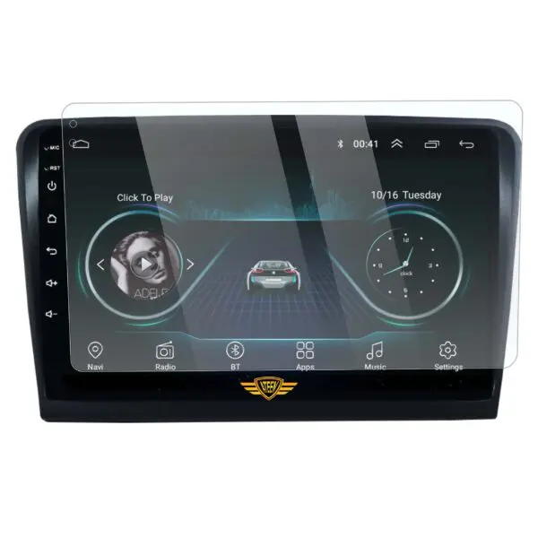 Ateen 9" inch  Screen Guard /Screen Protector Display Monitor Glass for Skoda Superb Double DIN Car Android Music System