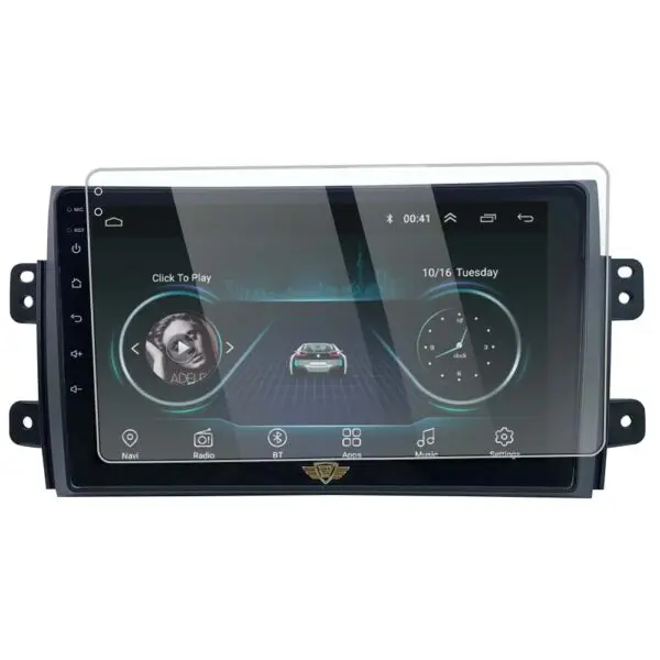 Ateen 9" inch  Screen Guard /Screen Protector Display Monitor Glass for Suzuki SX4 Double DIN Car Android Music System