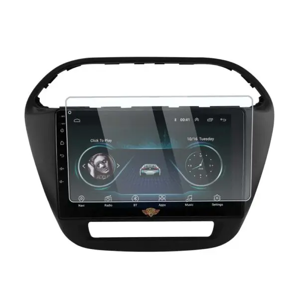Ateen 9 inch Touch Screen Guard /Screen Protector Display Monitor Glass for Tata Tigor Double DIN Car Android Music System