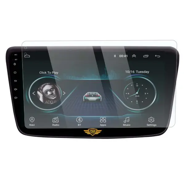 Ateen 9" inch  Screen Guard /Screen Protector Display Monitor Glass for Toyota Glanza Double DIN Car Android Music System