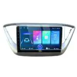 Ateen 9" inch Nano Tempered Glass /Touch Screen Navigation Car Transparent Display /Screen Protector Display Monitor Glass for Hyundai Verna Double DIN Car Android Music System