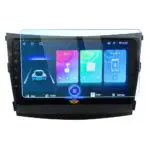 Ateen 9" inch Nano Tempered Glass /Touch Screen Navigation Car Transparent Display /Screen Protector Display Monitor Glass for Mahindra XUV 300 Double DIN Car Android Music System
