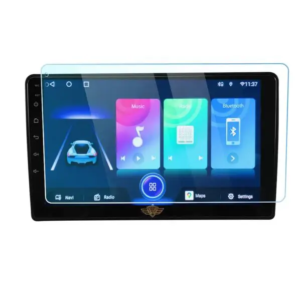 Ateen 9" inch Screen  Guard /Screen Protector Display Monitor Glass for Tata Bolt Double DIN Car Android Music System