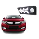 Honda City Function LED DRL Day Time Running Lights with Fog Lamps | Matrix Type Turn Indicator Signal - Image 2