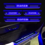 Car Door Foot Step Led Sill Plate Compatible for Tata Manza  (Set of 4 pcs, Blue) - Image 2