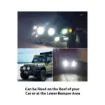 30 LED High Power LED DRL ROUND Light Spot LED DRL Fog Light For Car/60W/6000K), Set of 2 - Image 3