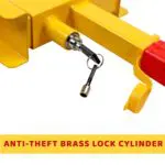 Anti Theft Security Car Wheel Lock Clamp Anti-Theft Towing Parking Boot Tire Claw Adjustable with Two Keys, RED & Yellow - Image 4