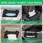 Car Tissue Holder, Sun Visor Napkin Holder, Car Visor Tissue Holder, Tissue Holder for Car - Image 5