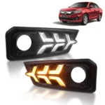 DRL Led Lights with Indicator for Honda Amaze 2018 - Image 3