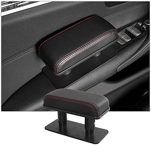 Armrest Car Center Console Box Protector for Universal Elbow & Forearm Wrist Rest Support Adjustable Height Comfort Pads