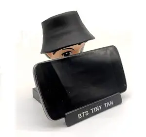 BTS Tiny Tan Bobble Head Action Figure Mobile Holder for Car Dashboard - Image 3