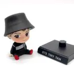 BTS Tiny Tan Bobble Head Action Figure Mobile Holder for Car Dashboard - Image 4