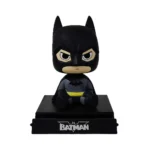 Batman Bobble Head Action Figure with Mobile Holder for Car Dashboard Decoration Action Figure Toy Bobble Head Stand