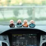 Cute Doll 4 Cute Monk Sets Car Decoration Interior Dashboard Accessories - Image 4