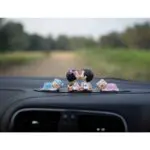 Couple & Animal Car Dashboard Toys Car Interior Decoration Idols Ornaments with Anti Slip pad Resin - Image 3