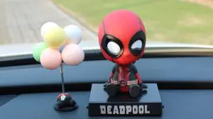 Dead Pool Bobble Head Action Figure Mobile Holder for Car Dashboard - Image 6
