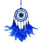 Dream Catcher Dashboard Hanging  for Car, Decorative Showpiece for Decoration, for Good Vibes, Postive Energy & Protection - Small/Mini 3 Inch (Car Evil Eye)