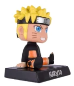 Naruto Bobble Head Action Figure Mobile Holder for Car Dashboard