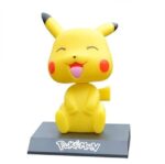 Pikachu  Bobble Head Action Figure Mobile Holder for Car Dashboard